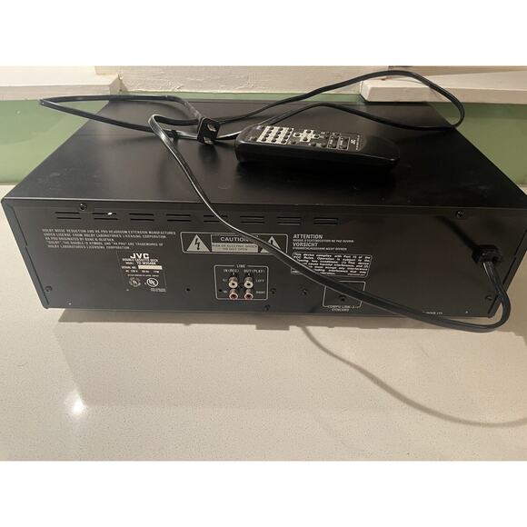 JVC TD-W354BK Double Cassette Tape Deck Player / Recorder Works - WITH REMOTE - Picture 6 of 7